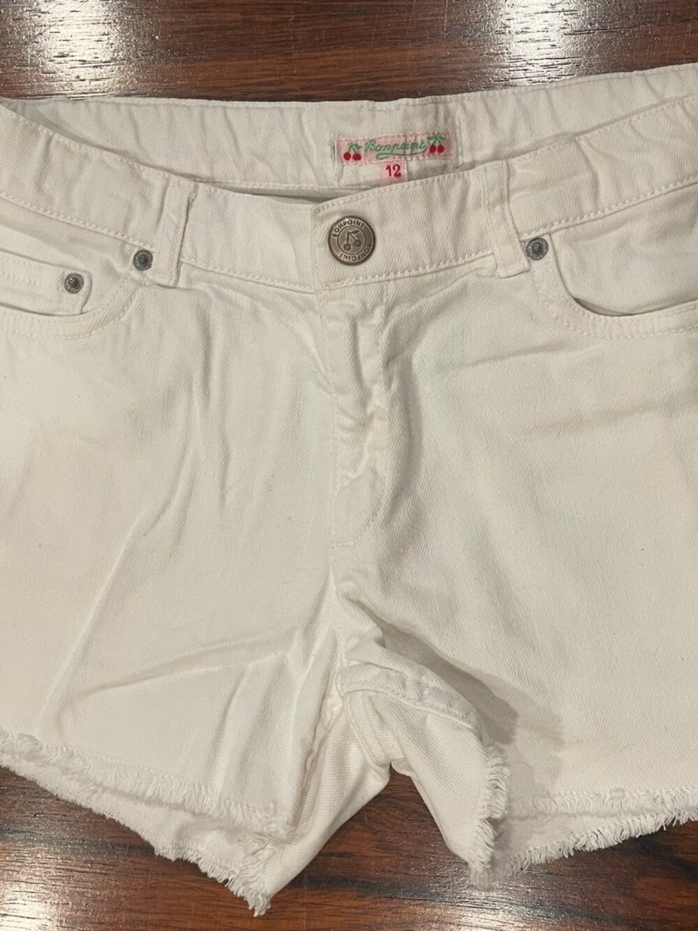 Bonpoint White Shorts Girls 12